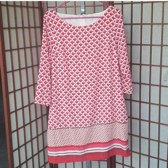 Old Navy women's red 3/4 sleeve dress, size M - Picture 7 of 7